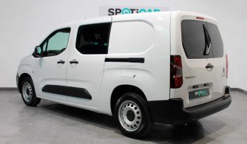 CITROËN BERLINGO Talla XL Coble Cabina BlueHDi 100cv lleno